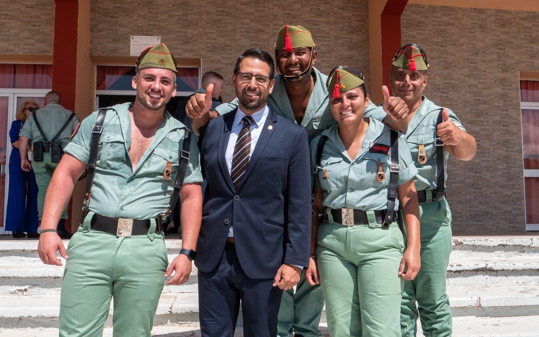 El diputado Amín Azmani felicita el 103º aniversario de La Legión
