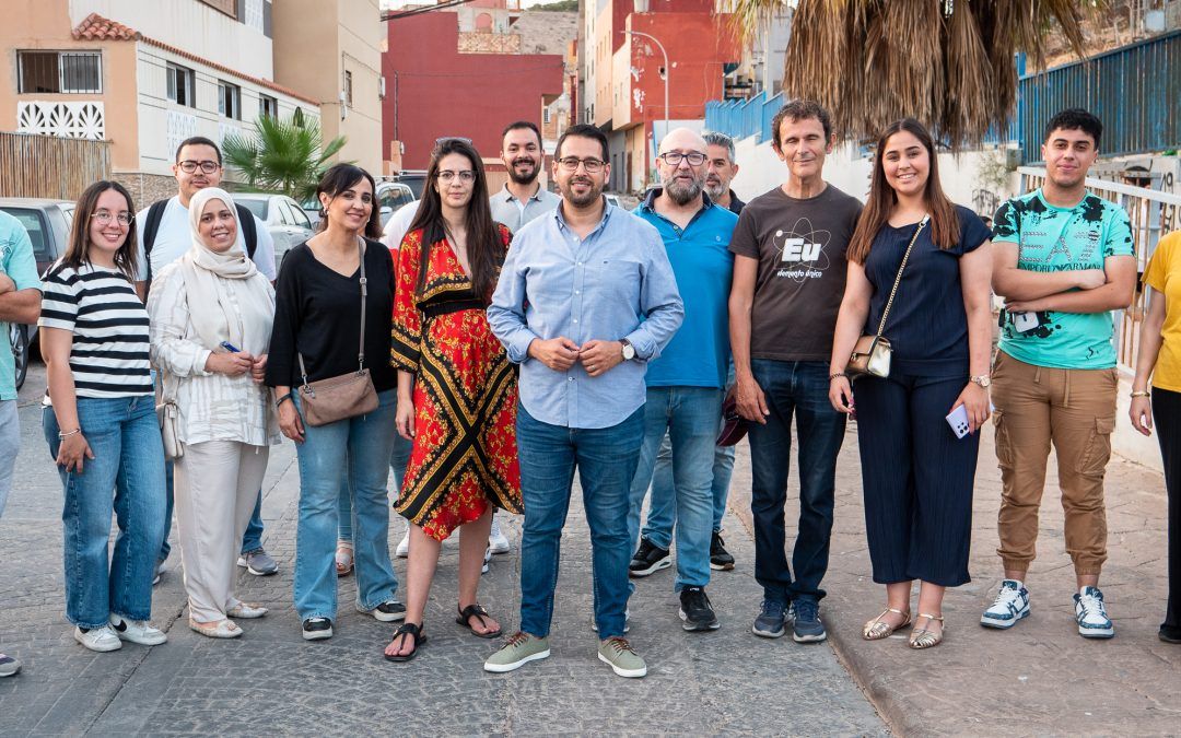 Somos Melilla visita La Cañada y corrobora el abandono sistémico del barrio